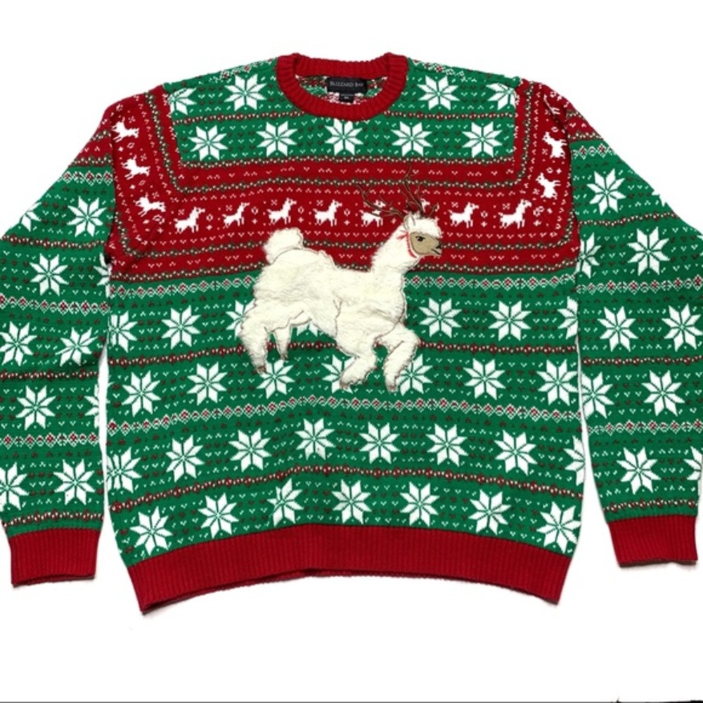 BLIZZARD BAY Ugly Christmas Llama Sweater